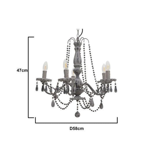 Candelabru Malena cu 5 becuri